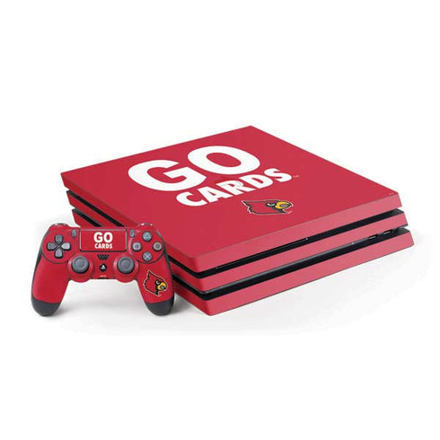 University of Louisville Go Cards PS4 Pro Bundle Skin
