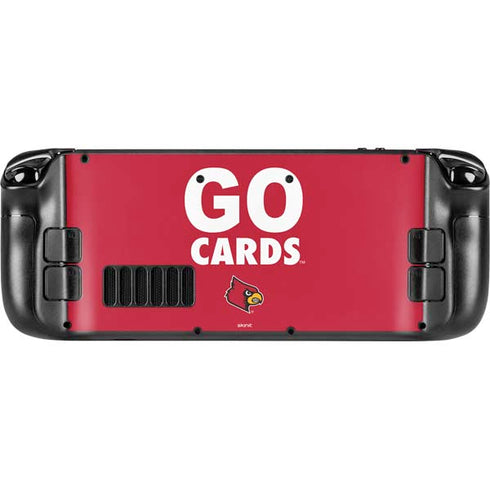University of Louisville Go Cards Steam Deck Handheld Gaming Computer Skin