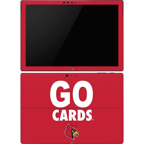 University of Louisville Go Cards Surface Pro 6 Skin