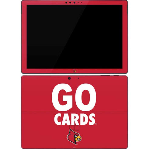 University of Louisville Go Cards Surface Pro 7 Skin