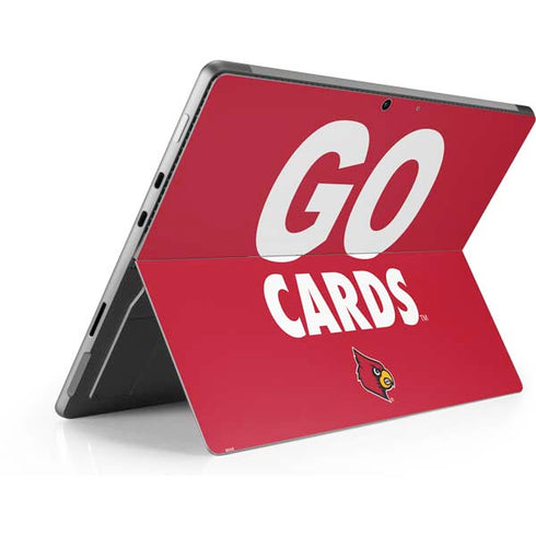 University of Louisville Go Cards Surface Pro 8 Skin