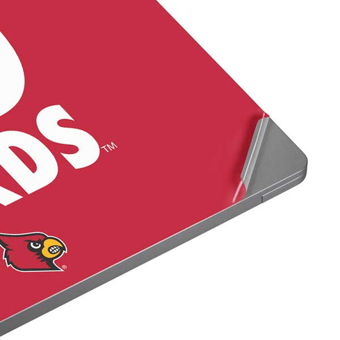University of Louisville Go Cards Universal Laptop 12in (9.8 x 6.8in) Skin