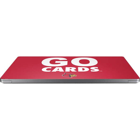 University of Louisville Go Cards Universal Laptop 17in (13.8 x 10in) Skin