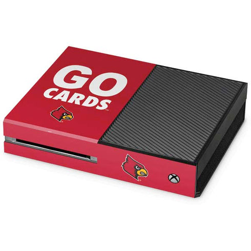 University of Louisville Go Cards Xbox One Console Skin
