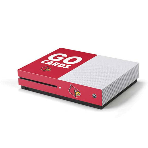 University of Louisville Go Cards Xbox One S Console Skin