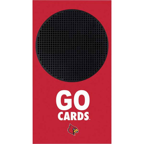 University of Louisville Go Cards Xbox Series S Console Skin