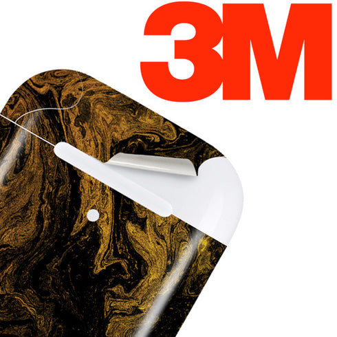 Gold and Black Marble Apple AirPods 2 Skin