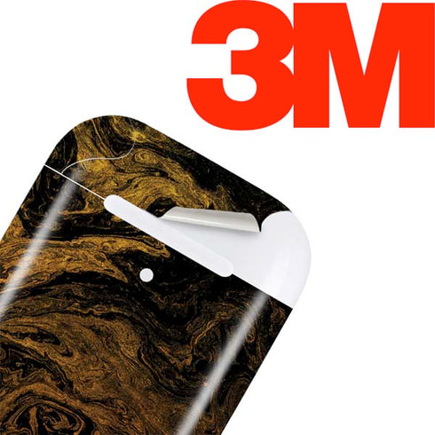 Gold and Black Marble Apple AirPods Skin