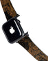 Gold and Black Marble Apple Watch Band 42-44mm