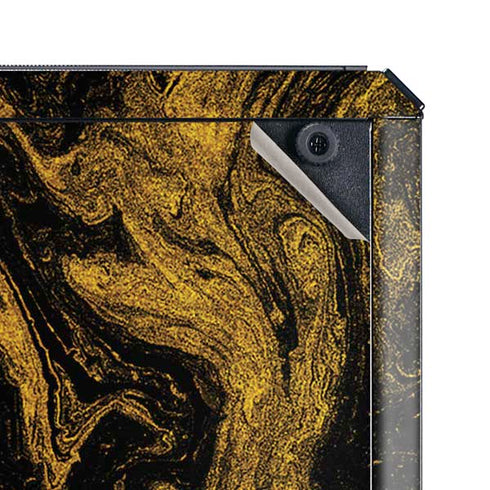Gold and Black Marble Cooler Master MasterBox Q300L Mini Tower Skin
