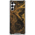Gold and Black Marble Galaxy A15 5G Clear Case