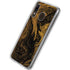 Gold and Black Marble Galaxy A20 Clear Case