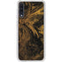 Gold and Black Marble Galaxy A50 Clear Case
