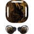 Gold and Black Marble Galaxy Buds Pro Skin
