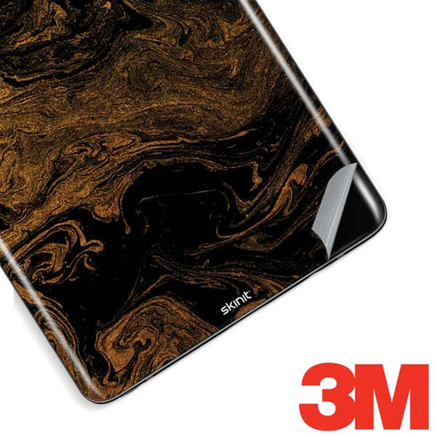 Gold and Black Marble Galaxy Note 8 Skin