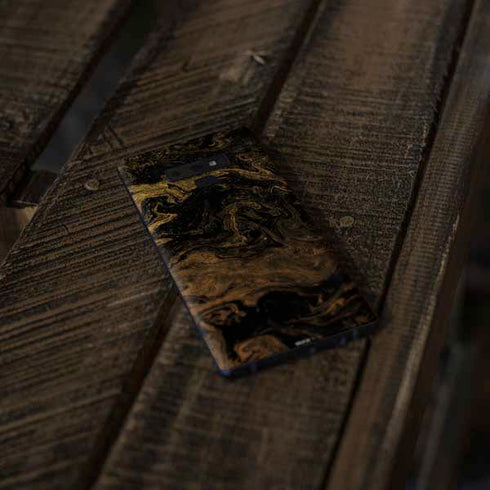 Gold and Black Marble Galaxy Note 9 Skin