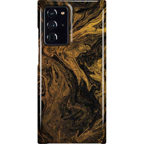 Gold and Black Marble Galaxy Note20 Ultra 5G Lite Case