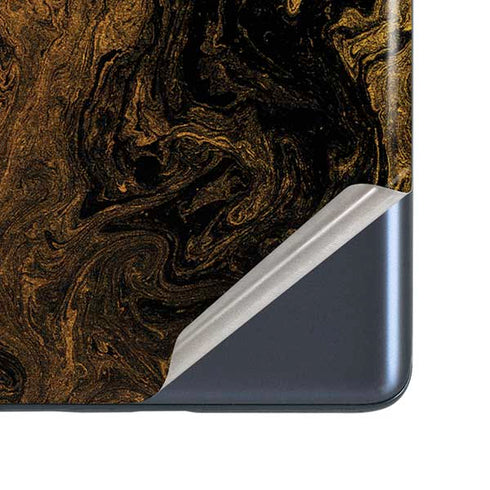 Gold and Black Marble Galaxy S20 Fan Edition Skin