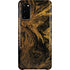Gold and Black Marble Galaxy S20 Lite Case