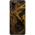 Gold and Black Marble Galaxy S20 Skin