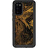 Gold and Black Marble Galaxy S20 Waterproof Case