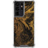 Gold and Black Marble Galaxy S21 Ultra 5G Clear Case