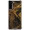Gold and Black Marble Galaxy S22 Plus Clear Case
