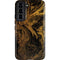 Gold and Black Marble Galaxy S22 Pro Case