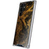 Gold and Black Marble Galaxy S22 Ultra Clear Case