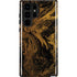Gold and Black Marble Galaxy S22 Ultra Pro Case
