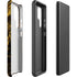 Gold and Black Marble Galaxy S22 Ultra Pro Case