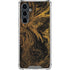 Gold and Black Marble Galaxy S23 FE Clear Case