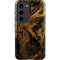 Gold and Black Marble Galaxy S23 Pro Case