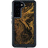 Gold and Black Marble Galaxy S23 Waterproof Case