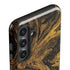 Gold and Black Marble Galaxy S24 Plus Impact Case