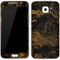 Gold and Black Marble Galaxy S7 Skin