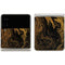 Gold and Black Marble Galaxy Z Flip3 5G Skin