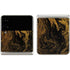 Gold and Black Marble Galaxy Z Flip3 5G Skin