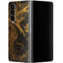 Gold and Black Marble Galaxy Z Fold4 5G Skin