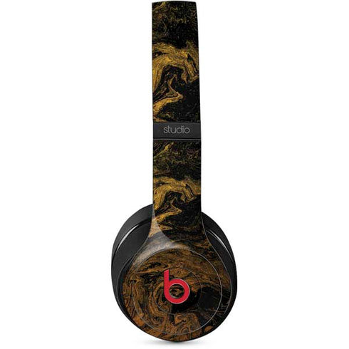 Gold and Black Marble Studio Wireless Skin