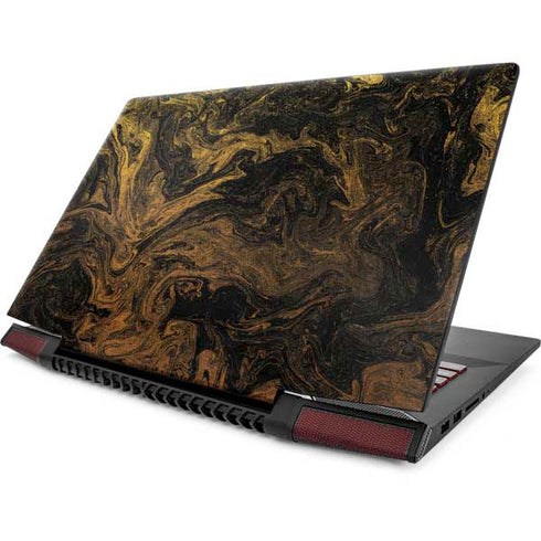 Gold and Black Marble Lenovo IdeaPad Skin