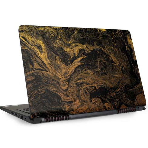 Gold and Black Marble Dell Inspiron Skin