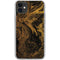 Gold and Black Marble iPhone 11 Clear Case