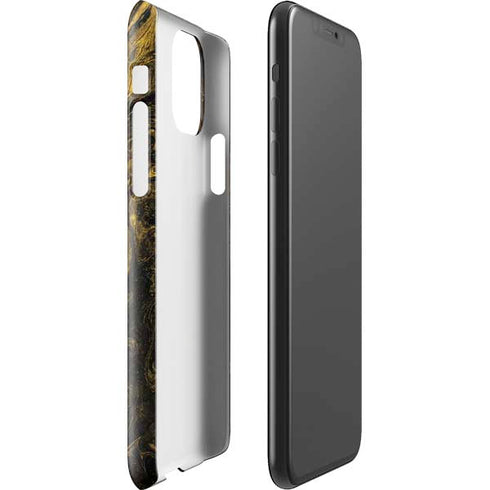 Gold and Black Marble iPhone 11 Pro Max Lite Case