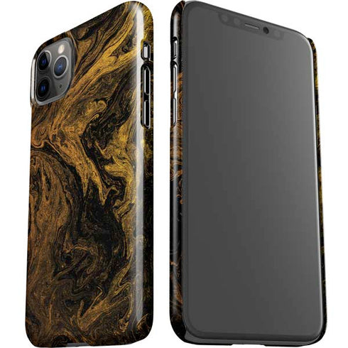 Gold and Black Marble iPhone 11 Pro Max Lite Case
