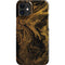 Gold and Black Marble iPhone 12 Mini Lite Case