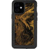 Gold and Black Marble iPhone 12 Mini Waterproof Case