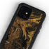 Gold and Black Marble iPhone 12 Mini Waterproof Case
