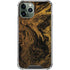 Gold and Black Marble iPhone 12 Pro Clear Case