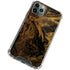 Gold and Black Marble iPhone 12 Pro Clear Case